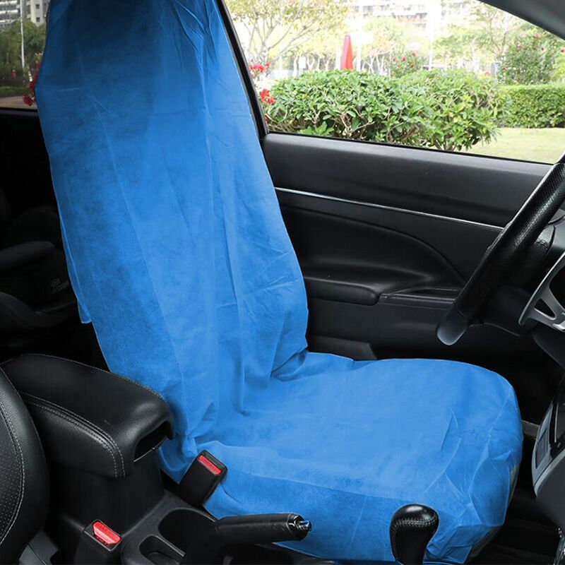 Seat Cleaner Fabric - 2-teiliger Universal-Autositzbezug, Einweg-Vliesstoff, Fahrzeug, staubdicht, wasserdicht,