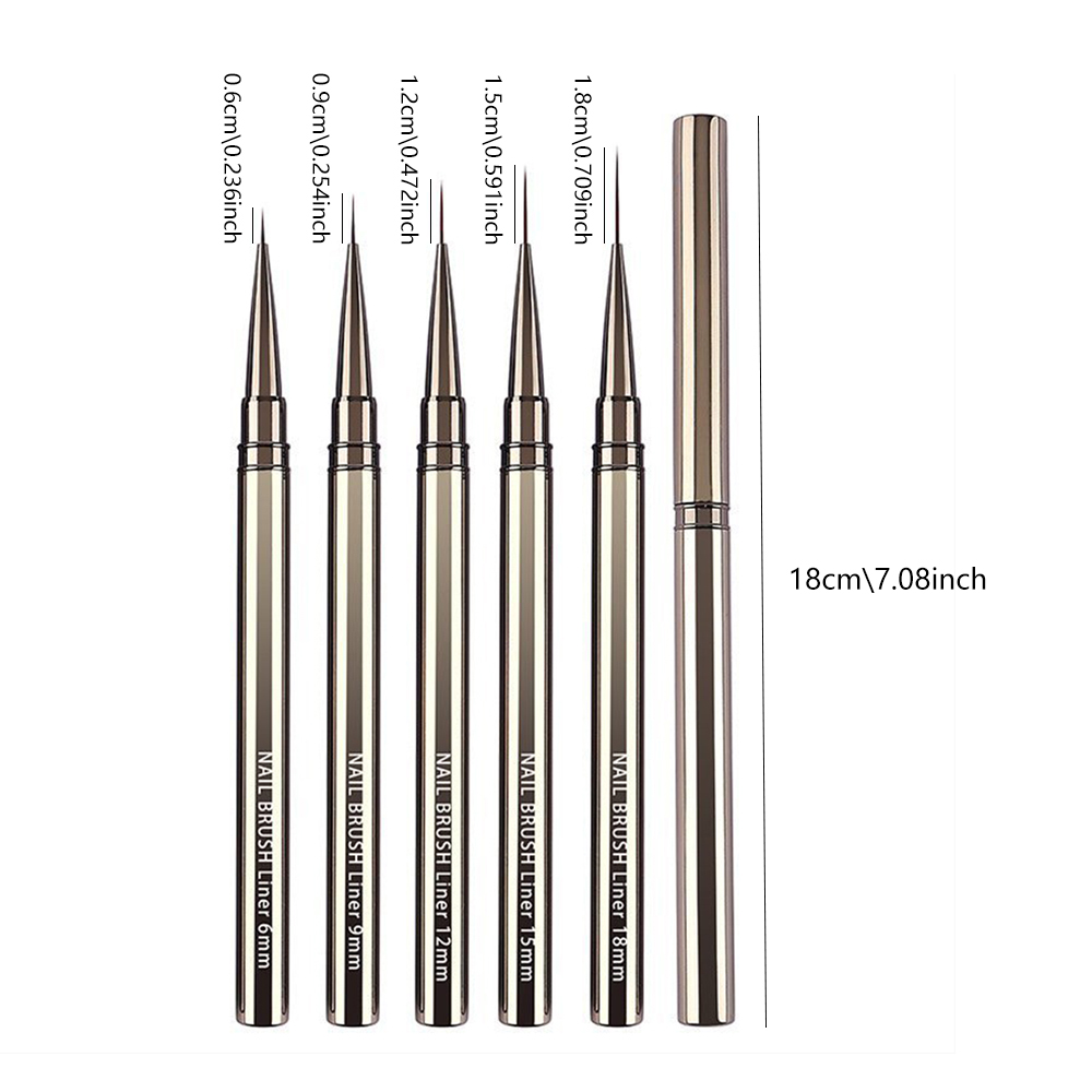 5-teiliges professionelles Nai – Detailing Brush Set Bewertung und Preis