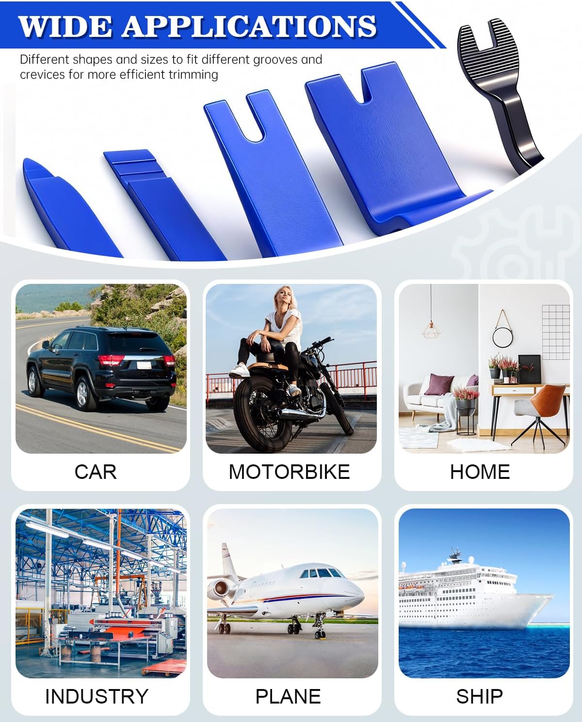 8-teiliges Auto-Handwerkzeugse – Trim Restorer Plastic Bewertung und Preis