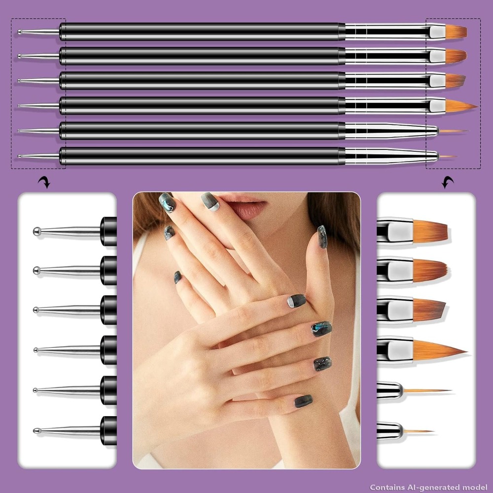 Doppelseitige Nail-Art-Punktie – Detailing Brush Set Bewertung und Preis